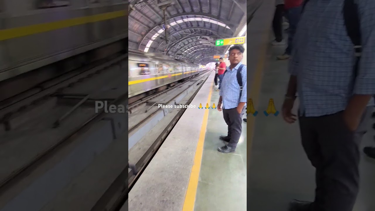 Delhi Metro 🚇 Train Journey 2026 | Delhi Metro Public Transport | Metro Travel Vlog India