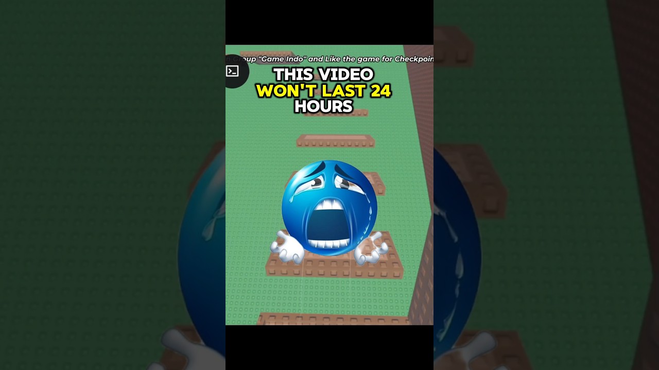 This Video Won't Last 24 😭 #roblox #robloxrant #fyp #relatable