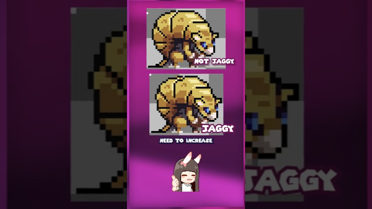 Game Dev Secrets: Pixel Art Roughness? #indiegamedev #gamedev