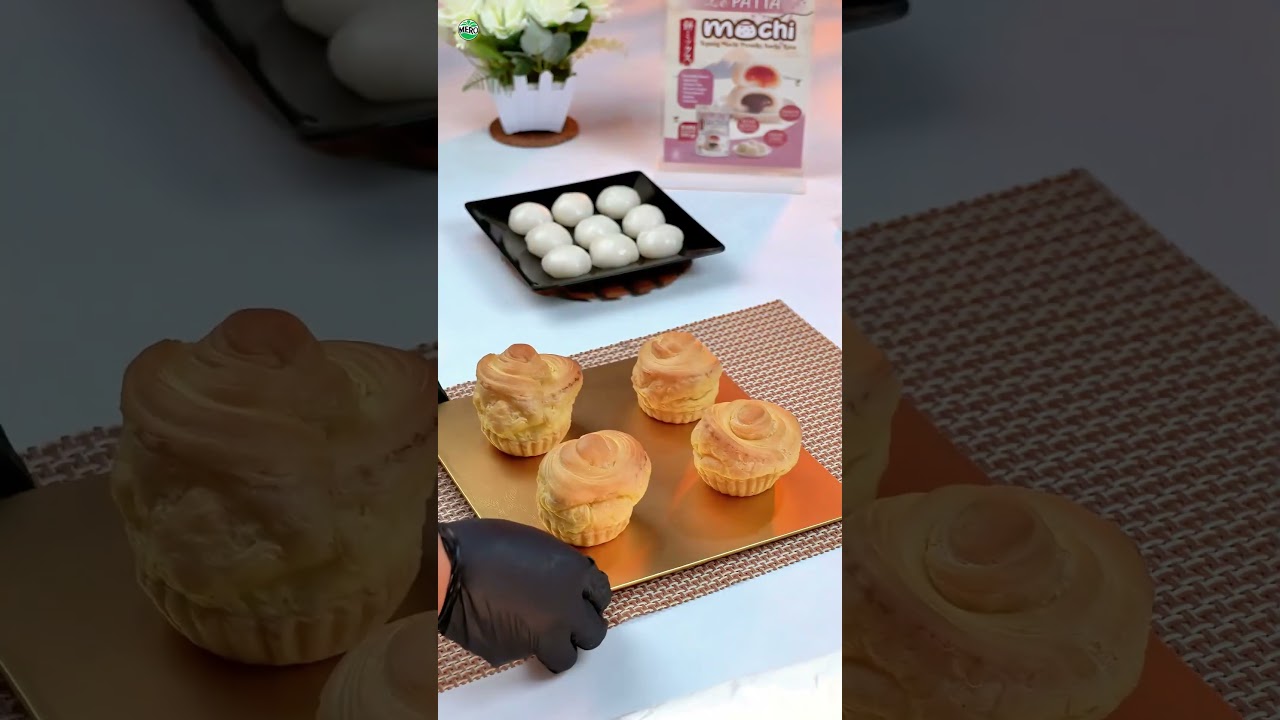 KENYAL BIKIN NAGIH - SOES MOCHI #merobaking #calf #mochi #soes #baking #resepsimple #kuesus