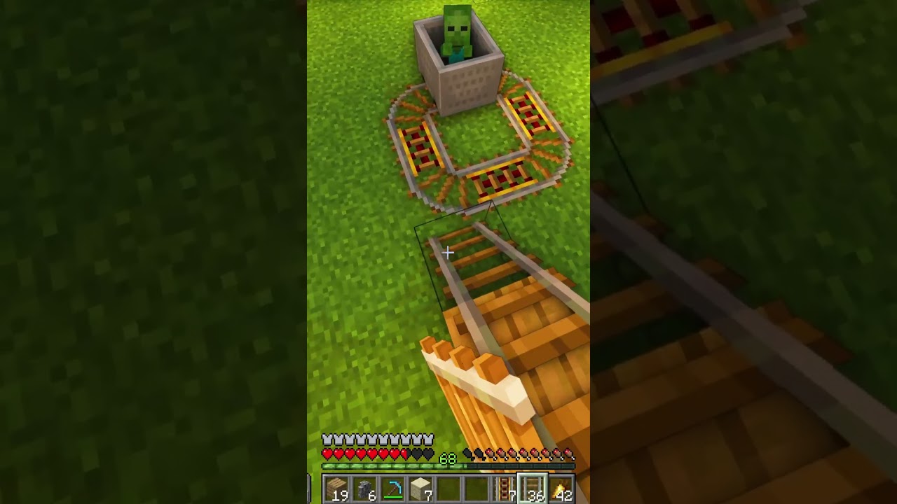 Constructor vs Zombie en Minecraft