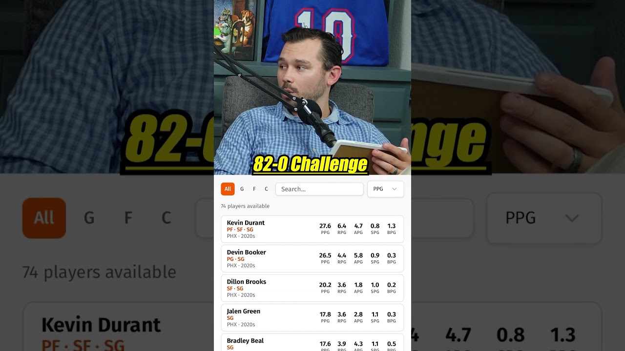 82-0 Challenge! #nba #nbatrivia
