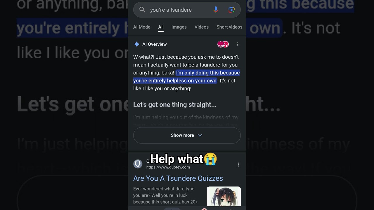 AI (artificial intelligence) has some humor.😭 video is mine but the idea is not mine. #whatssofunny