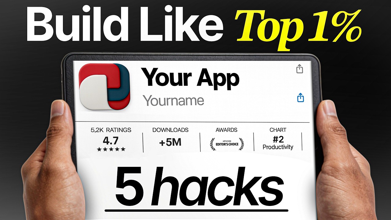 5 Hacks to Build Apps with AI Better than 99% of people
