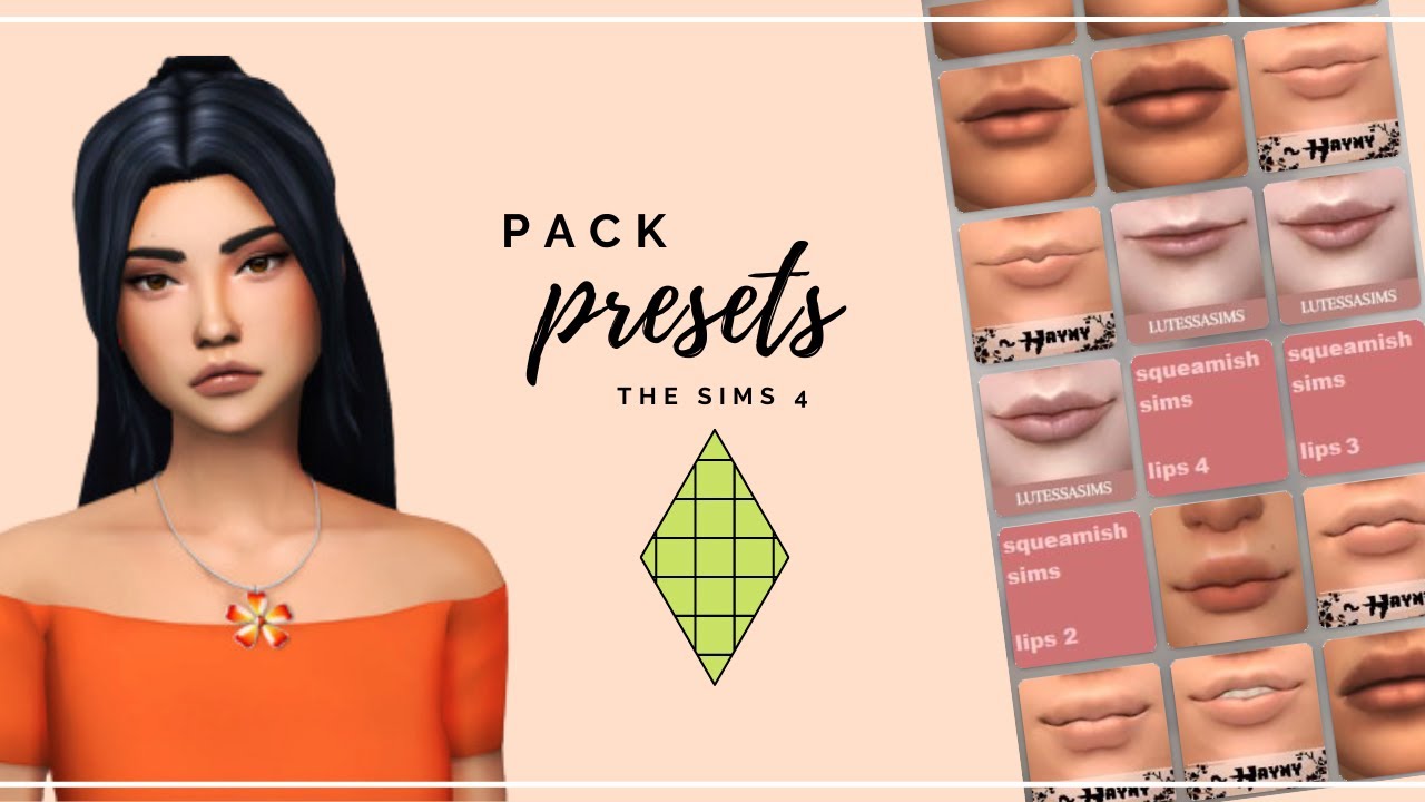 PACK PRESETS - The Sims 4