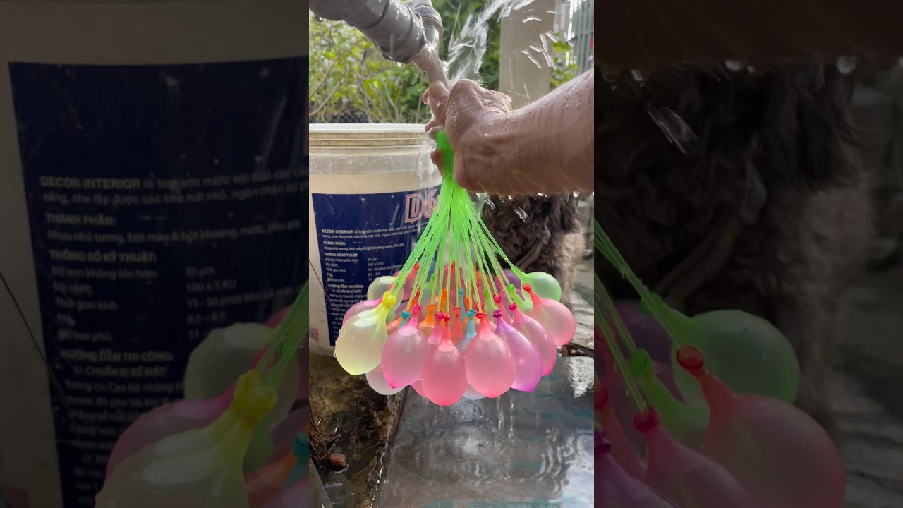 Bong bóng nước #shortvideo