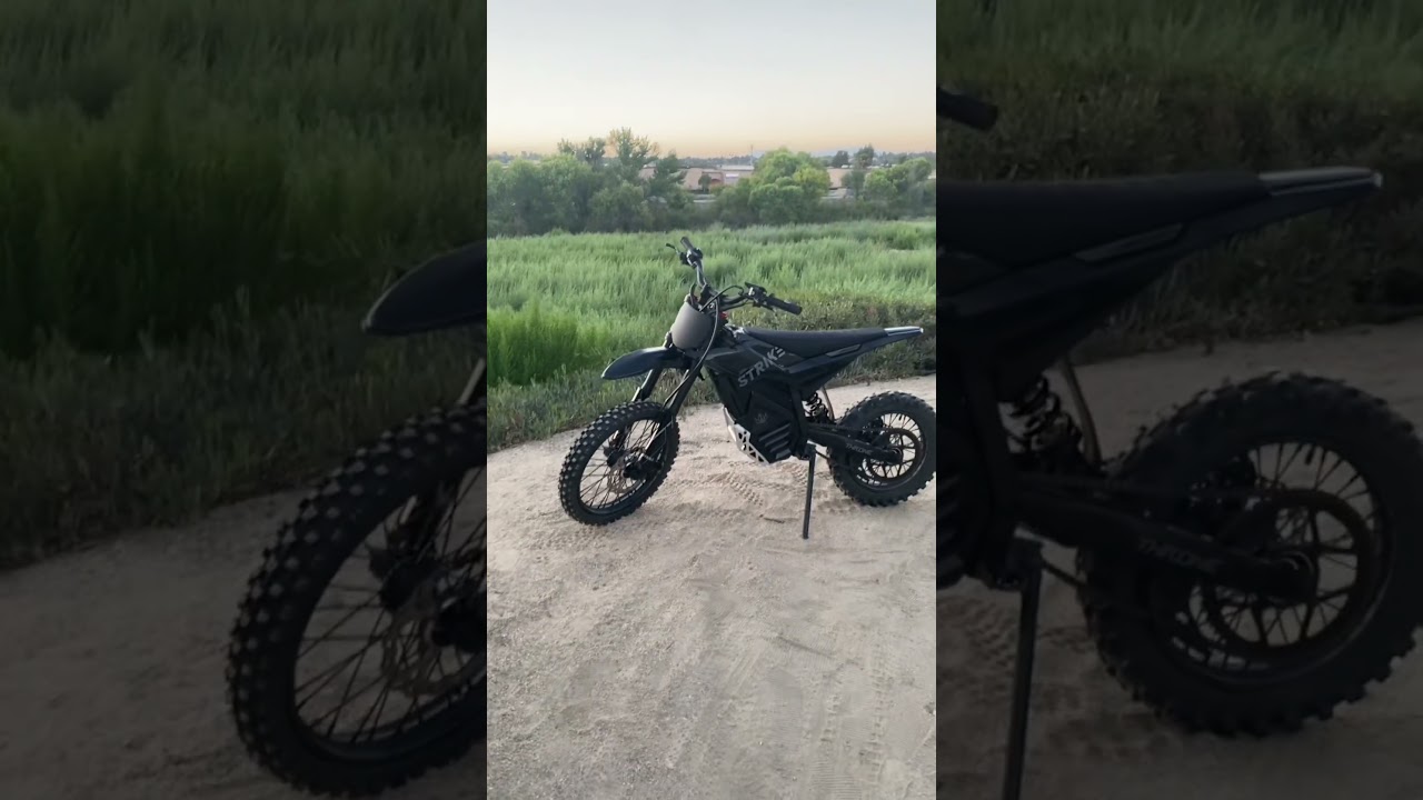 sunset is peak🥹 #automobile #electricbike #dirtbike #ebike #motorcycle
