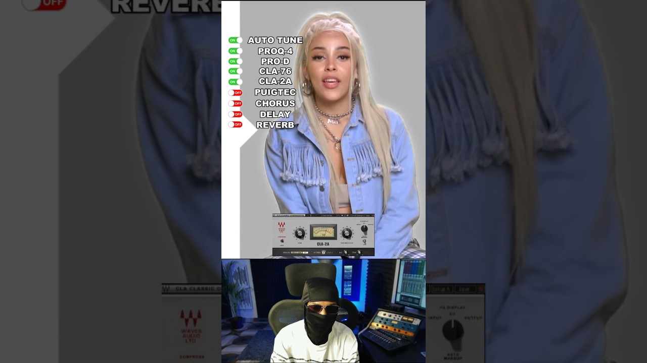 Vocal Chain Idea for @dojacat #acapella #autotune #musicproducer #dojacat