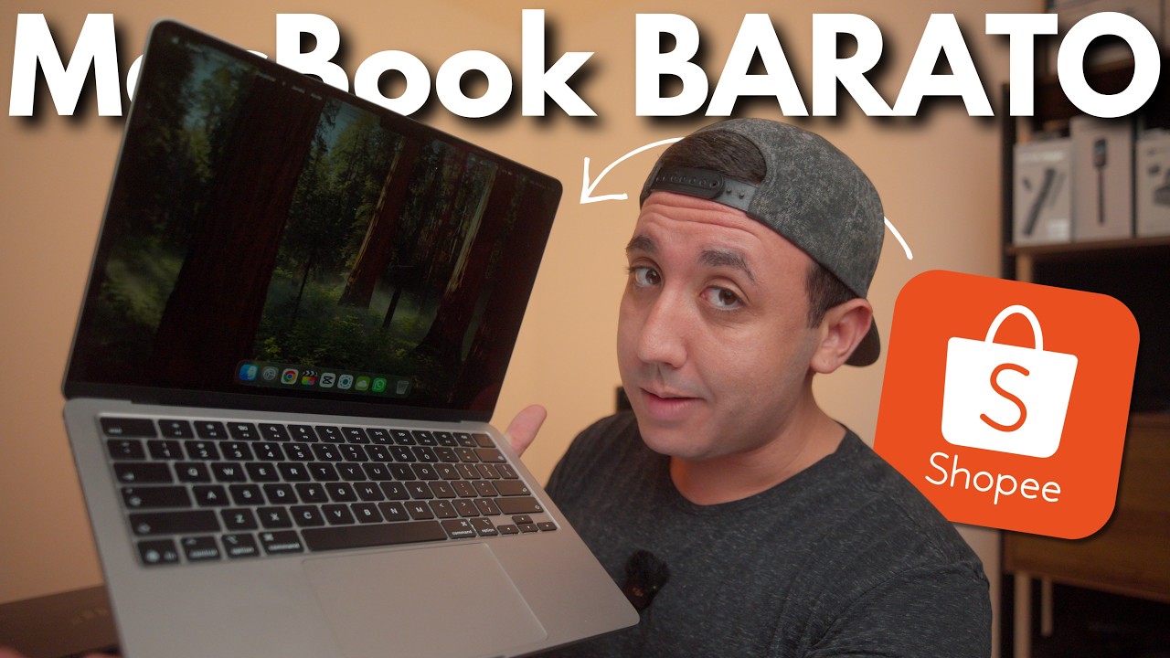 COMPREI um MACBOOK AIR M5 BARATO na SHOPEE (Preço, loja e motivo)