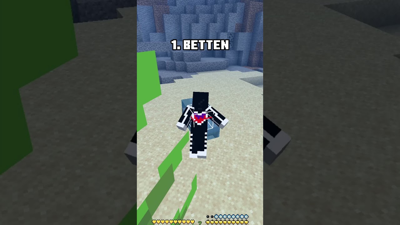Zuckerrohr kann dein Leben retten #minecraft #minecrafttipsandtricks  #minecrafttutorial