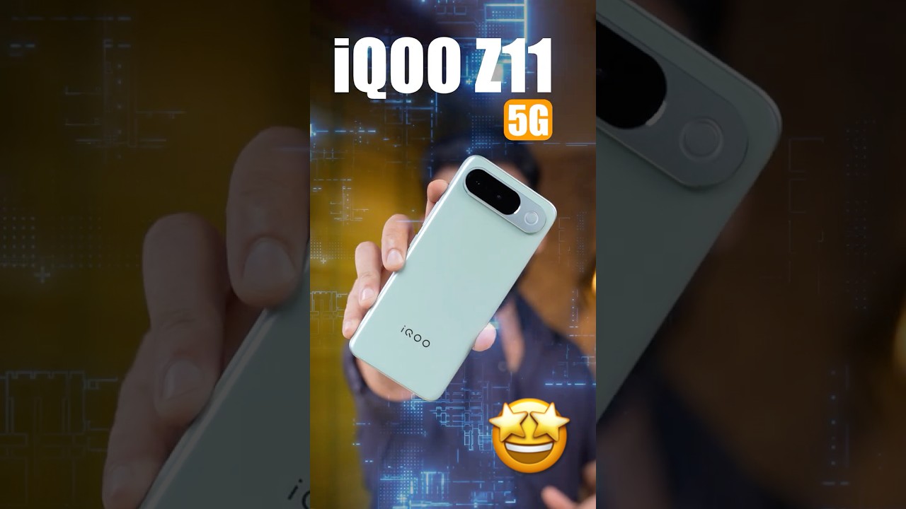 iQOO Z11 First Look 👀 🔥 | 144Hz AMOLED Display + 7050mAh 🔋 #iqoo #ytshorts