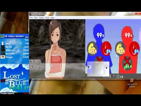 Lost in Blue: ending 1 speedrun in 1:47:44 (WR)