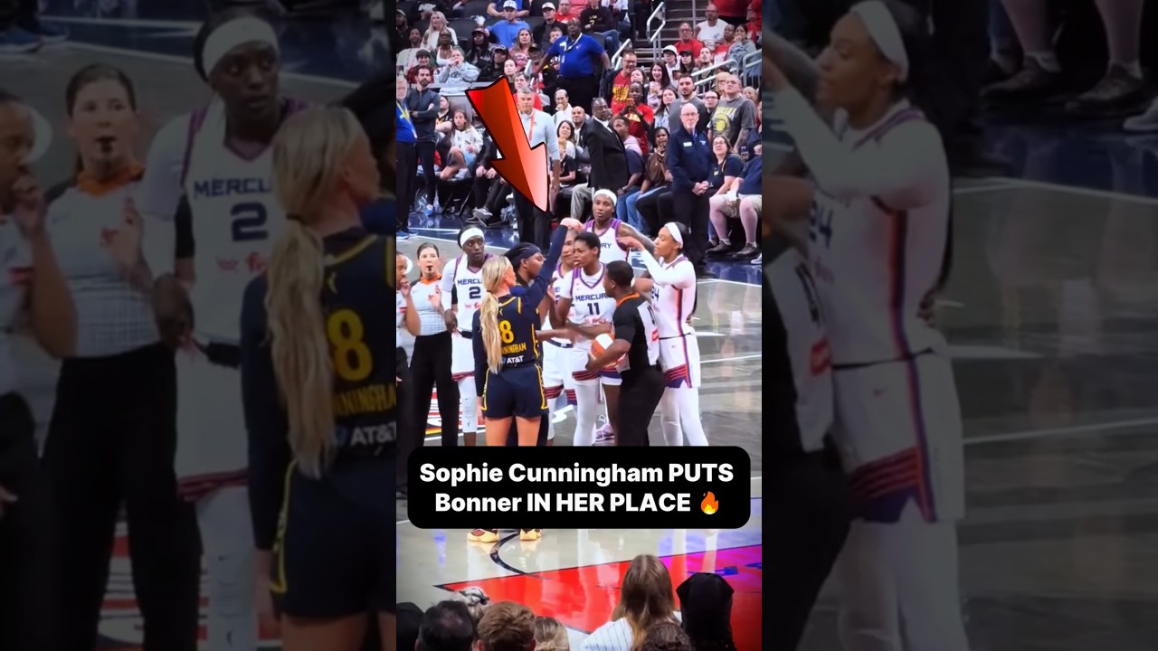 Bonner got embarrassed by Sophie Cunningham 😭🔥 #caitlinclark #basketball