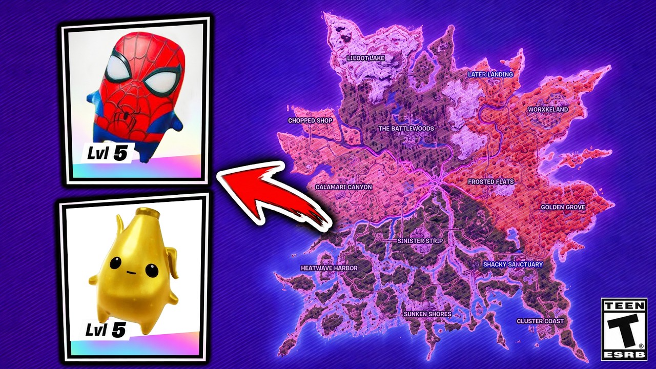 Ich habe die KOMPLETTE Fortnite Map in EINER Runde gelootet… 😱