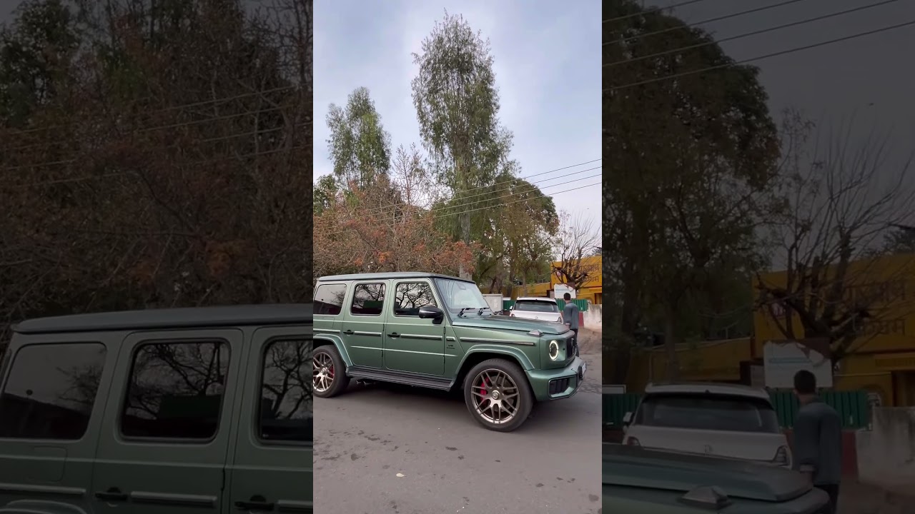 COLOUR✅ #Gwagon #green #supercar #mercedes #green #chandigarh#cars #automobile #luxurycar
