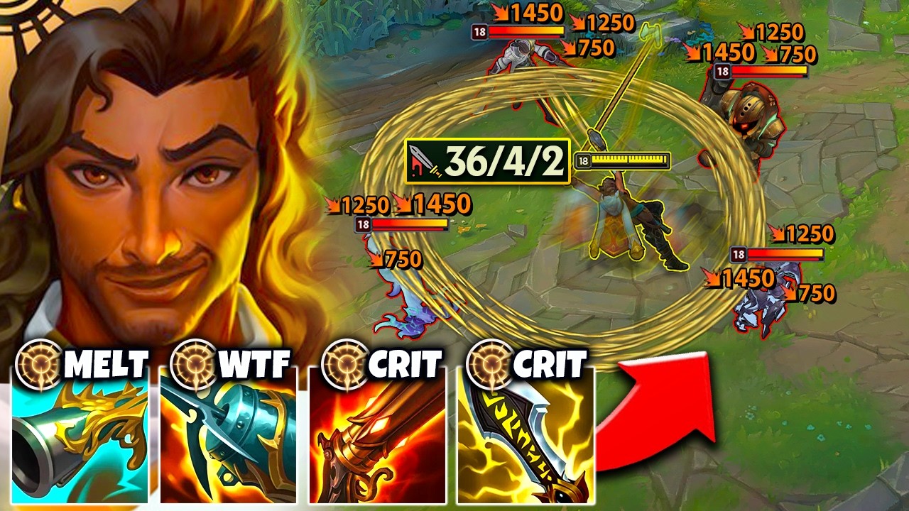 This crit Akshan build does a disturbing amount of damage... (I DROPPED 36 KILLS)