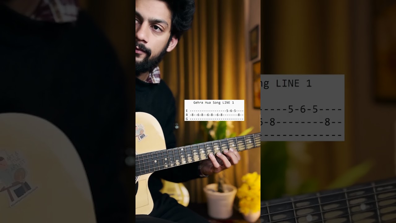 Gehra Hua Song Guitar Tabs || Guitar Lesson