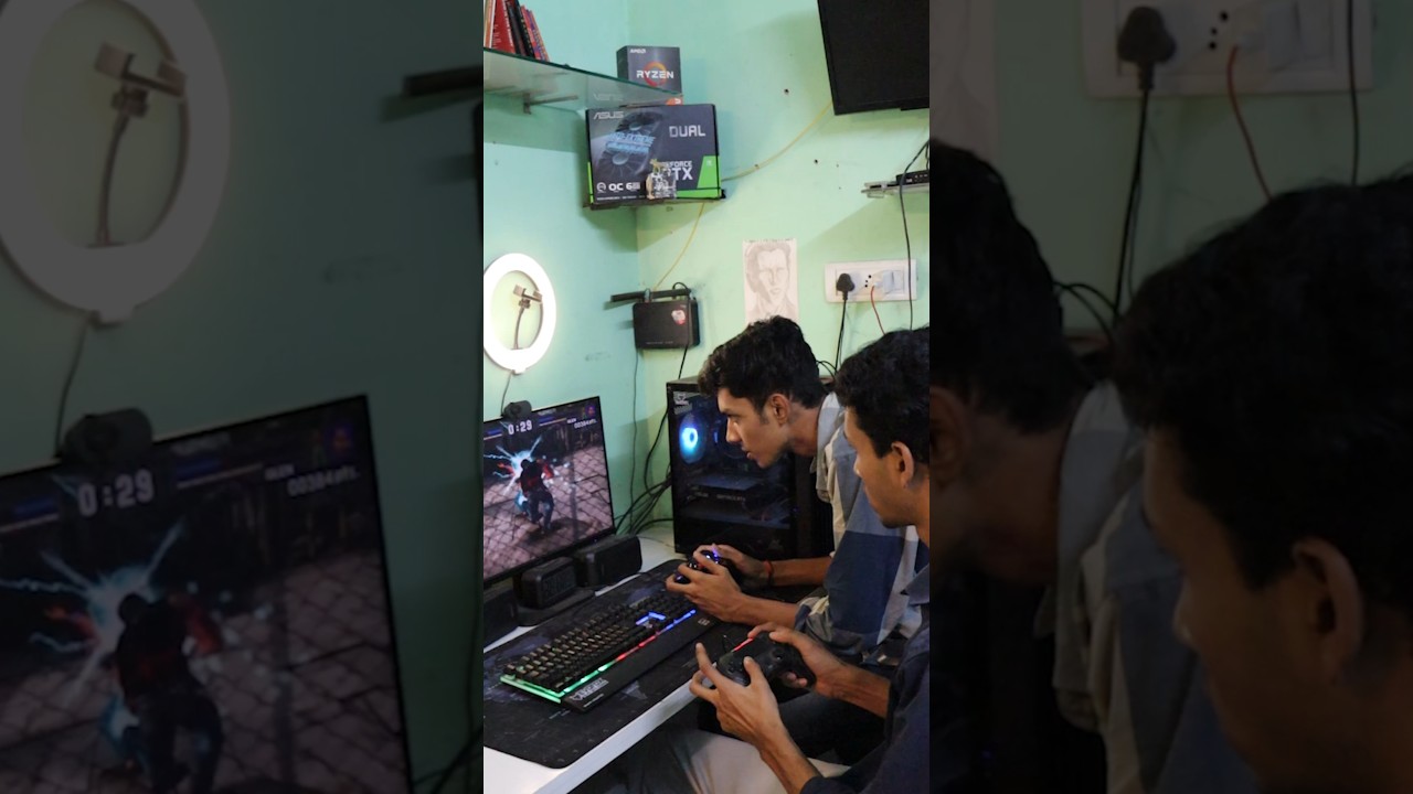When You invite your friend to play #gaming #gaming #pcsettings #computer #viral #pcbuild