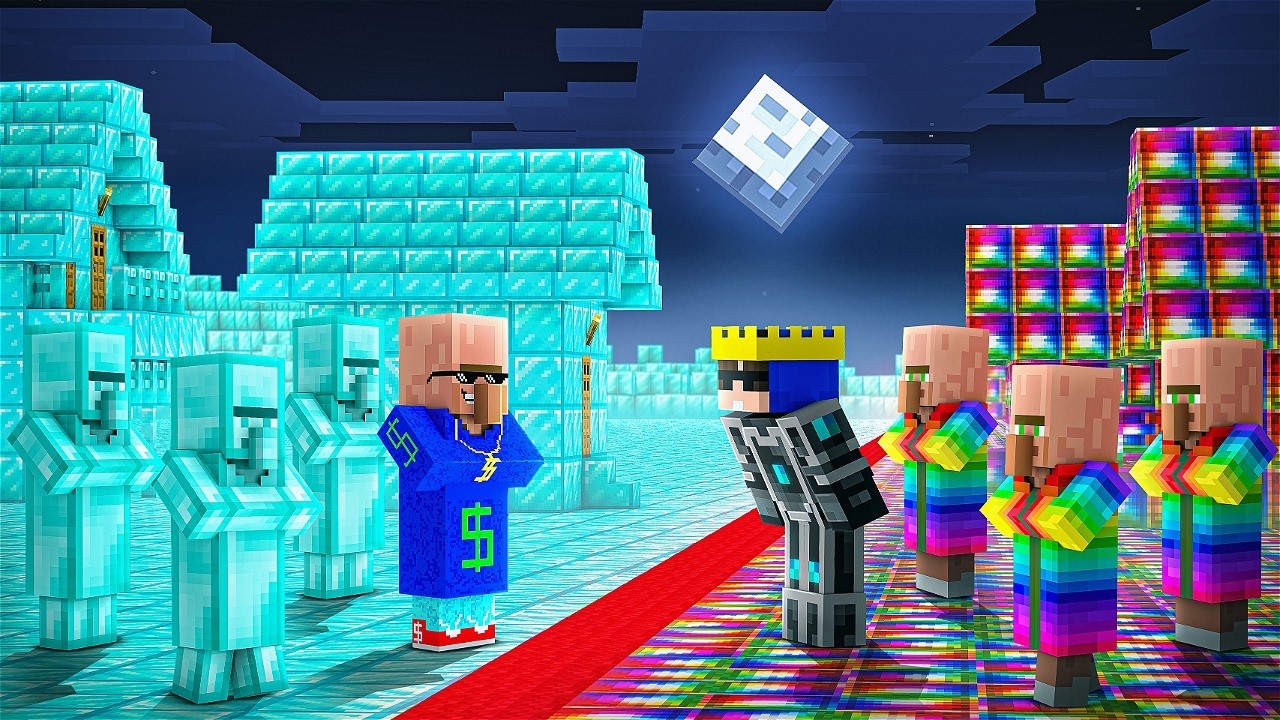 Diamond Villager Split My Avaritia Village In Half In Minecraft!