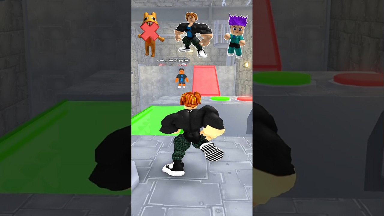 Anomally animal hospital vs bacon vs Thanos escape TEAM EVIL DAD #roblox #shorts