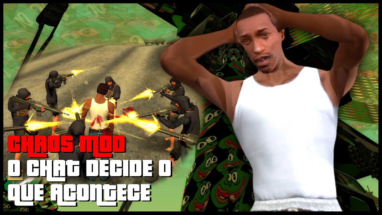 LIVE INFINITA? | O CHAT DECIDE O QUE ACONTECE | GTA SA CHAOS MOD