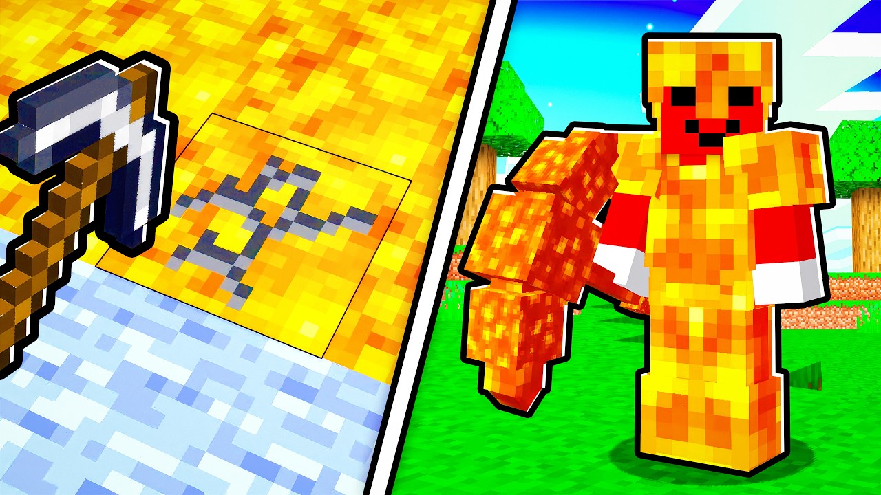 Minecraft’ta Her Şeyi Kazabiliyorum !!