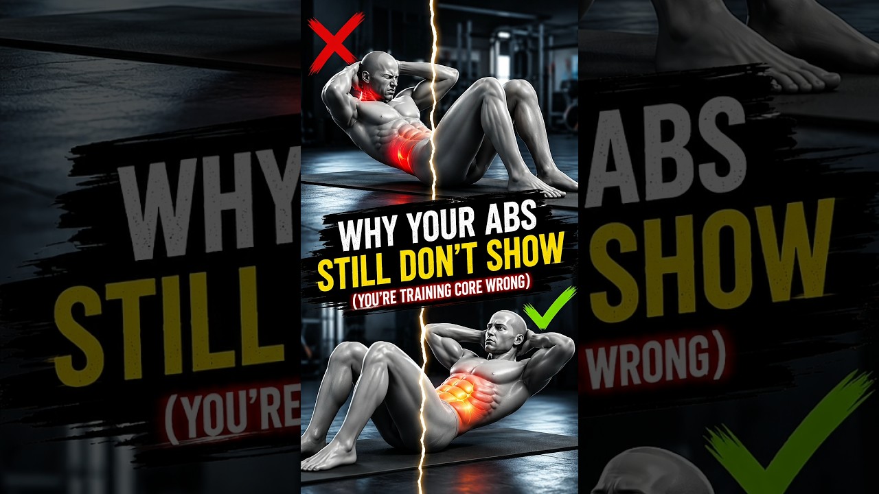 Still No Abs? Watch This 😳🏋️‍♂️ #abs #sixpack #fitness #gym #workout #fatloss #bellyfat #shredded