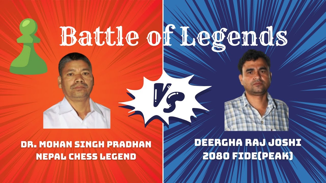 Nepali Chess Legends: Dr. Mohan Singh Pradhan vs. Deergha Raj Joshi!