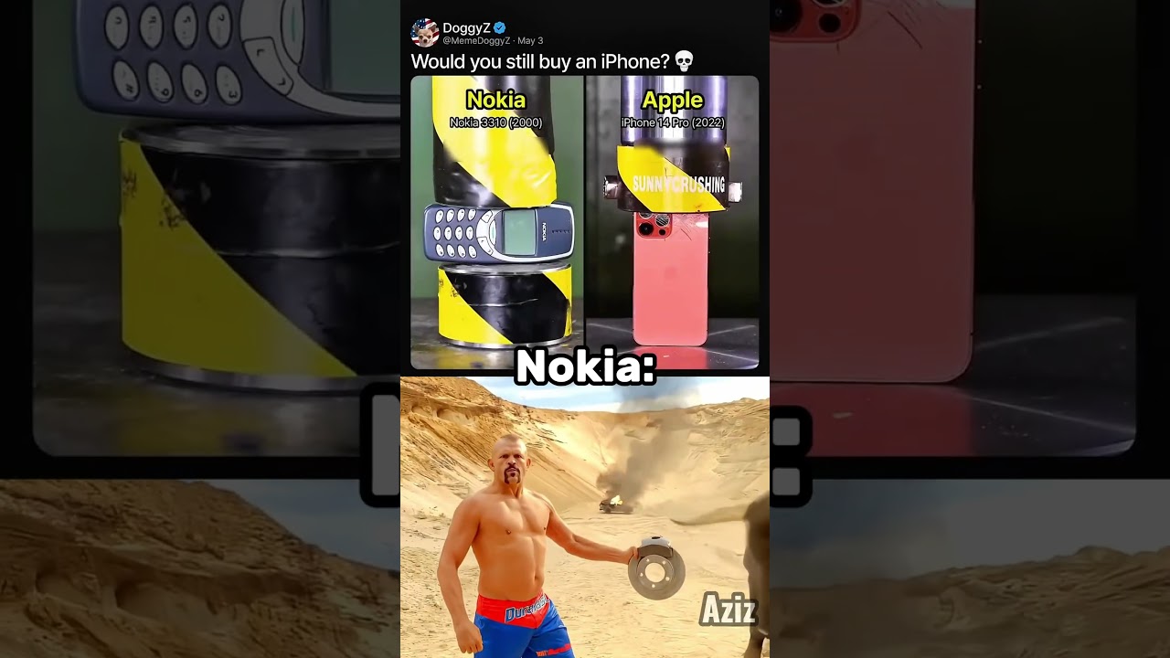 Nokia vs Iphone !! Which One Would You Buy ?? #coding #programming #shorts #python