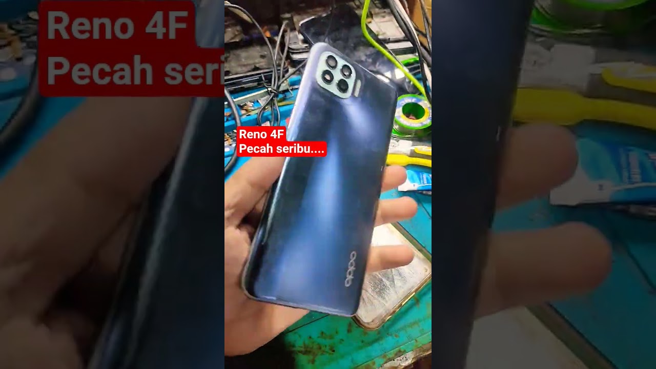 Reno 4f pecah #shorts #reno4 #smartphone #servishp #tipshp #tutorial #murah #affiliate #aksesoris