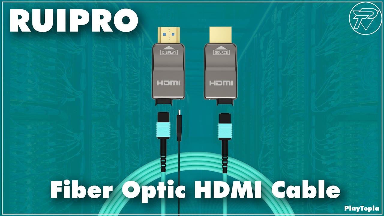 RUIPRO Full Fiber Optic Armored HDMI Cable Unboxing & Review