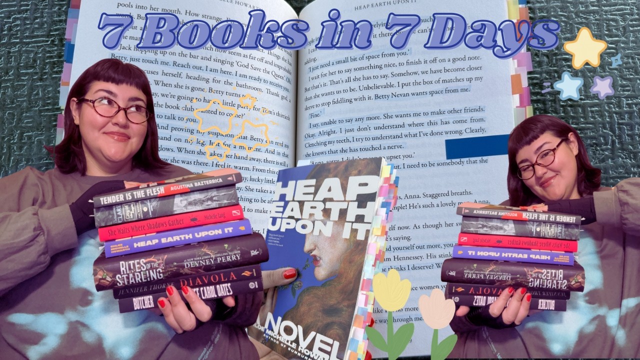 7 books in 7 days 📖🌟 Reading Challenge