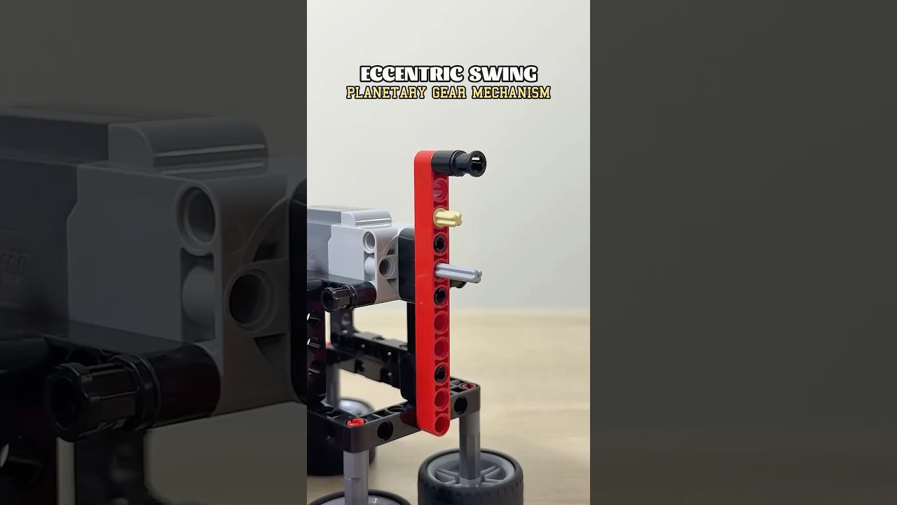 Eccentric Swing Planetary Gear Mechanism #lego #mechanical #engineering