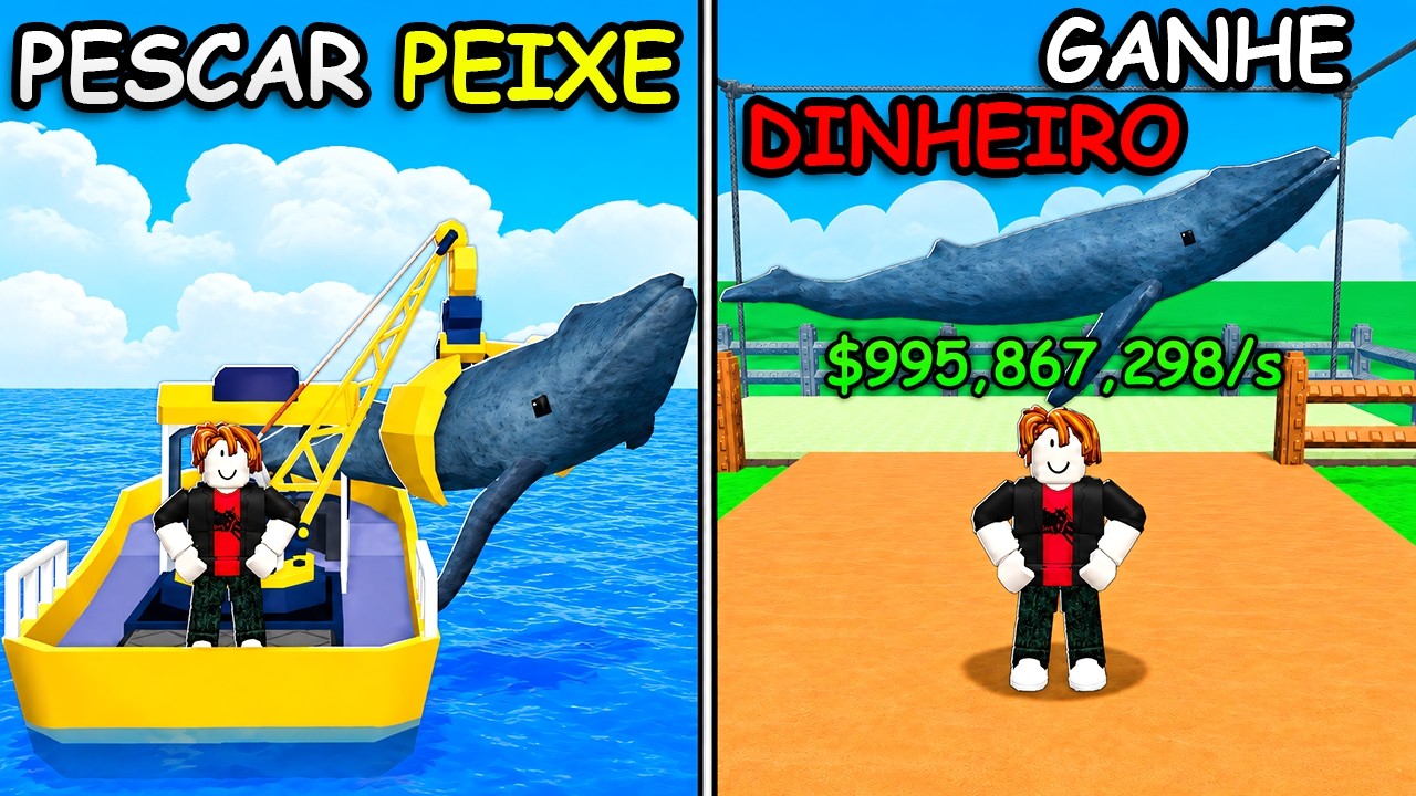 💲GASTEI $100.000 ROBUX PARA PESCAR O PEIXE MAIS RARO DE 0.541% E ME TORNAR O REI DO ROBLOX 🤑