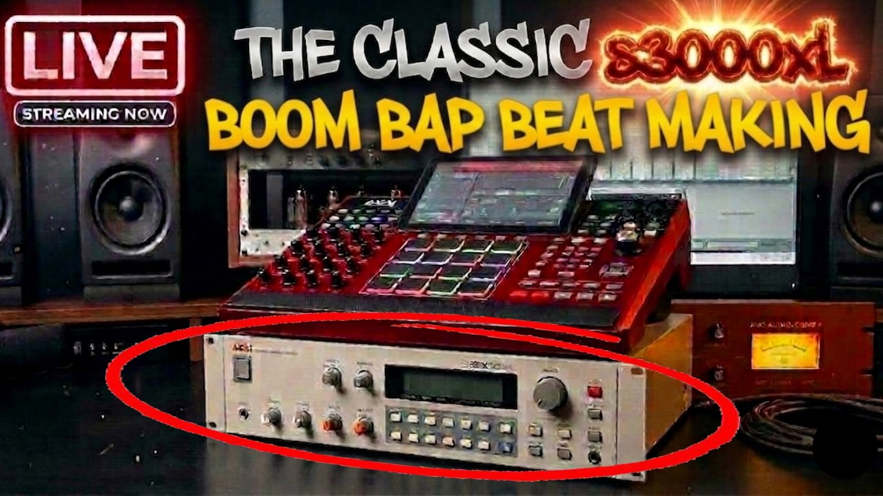 Akai s3000xl Sampler  - The Sound of Boom Bap / MPC X