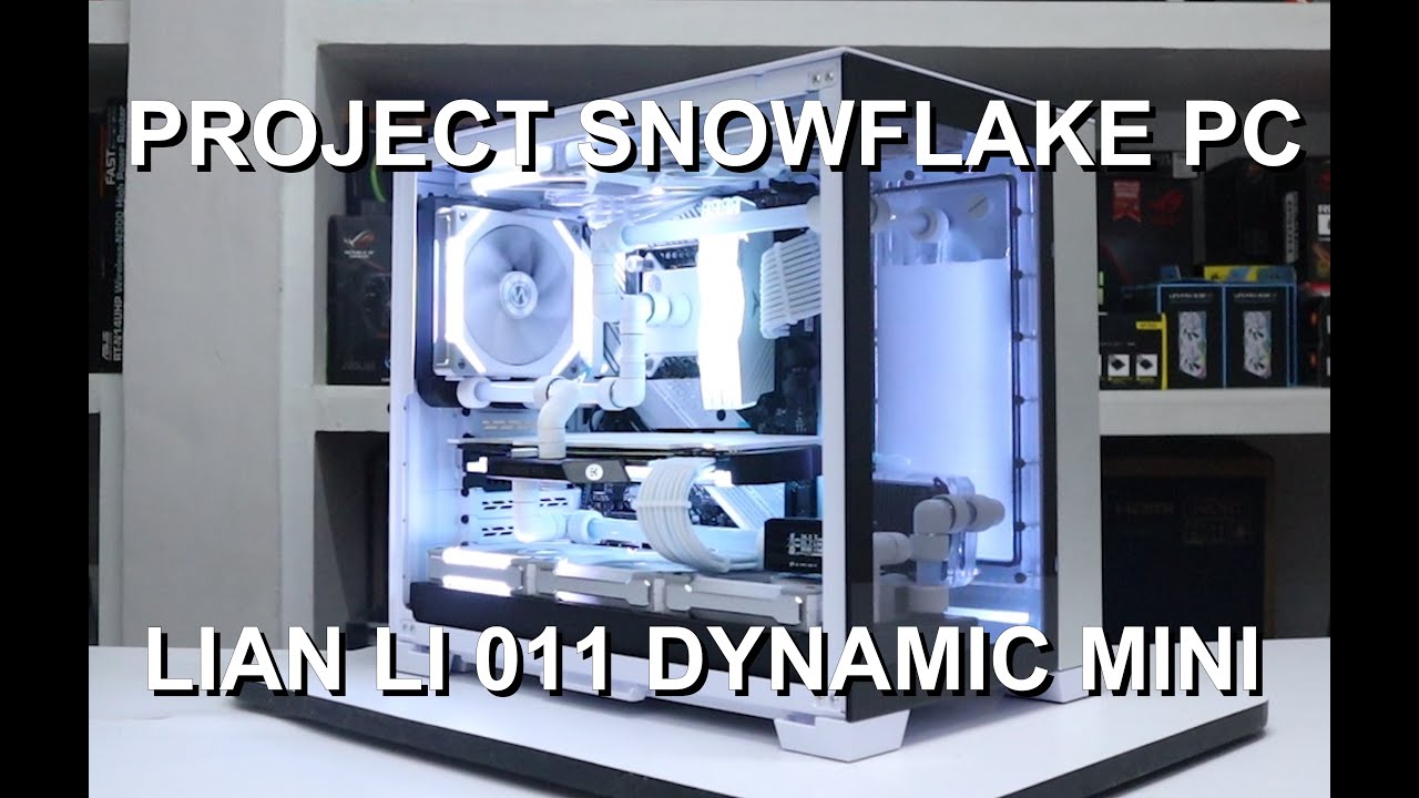 PROJECT SNOWFLAKE PC I LIAN LI 011 DYNAMIC MINI I i9 10900k I ASUS STRIX Z490-A I RTX 2070