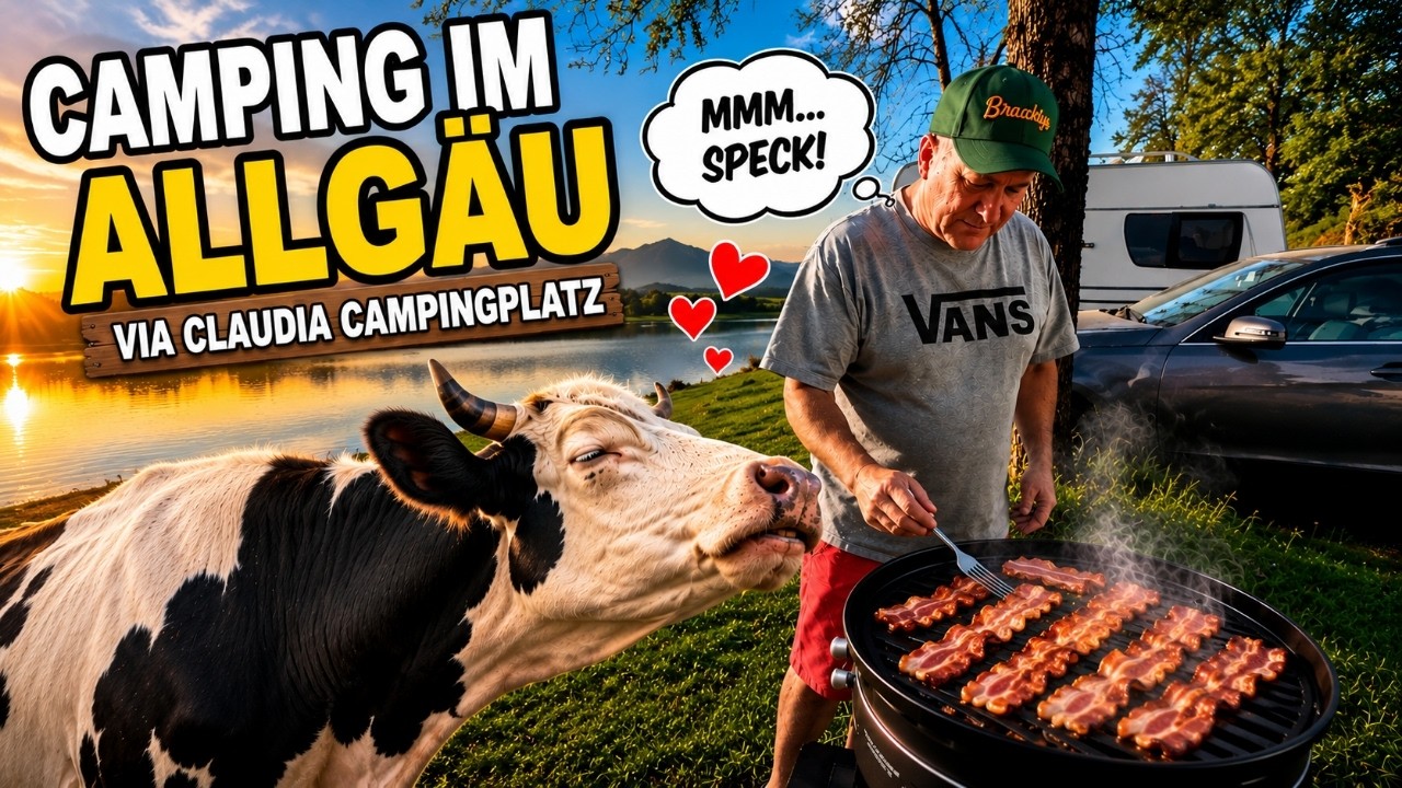 Unser letzter Tag im Allgäu -Camping direkt am See / Via Claudia Campingplatz 🐄
