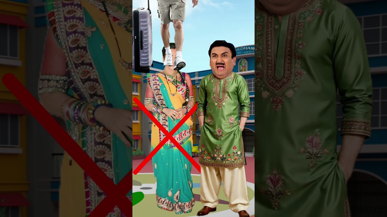 Daaya Aur Jethalal ka rista khatam  #tmkuc #animation #funny