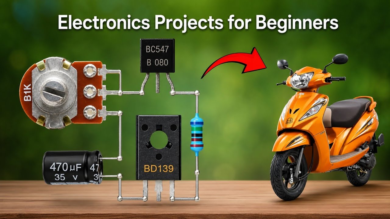 Make this 12V Circuit for your Car & Bike | DIY Electronics Projects for Beginners