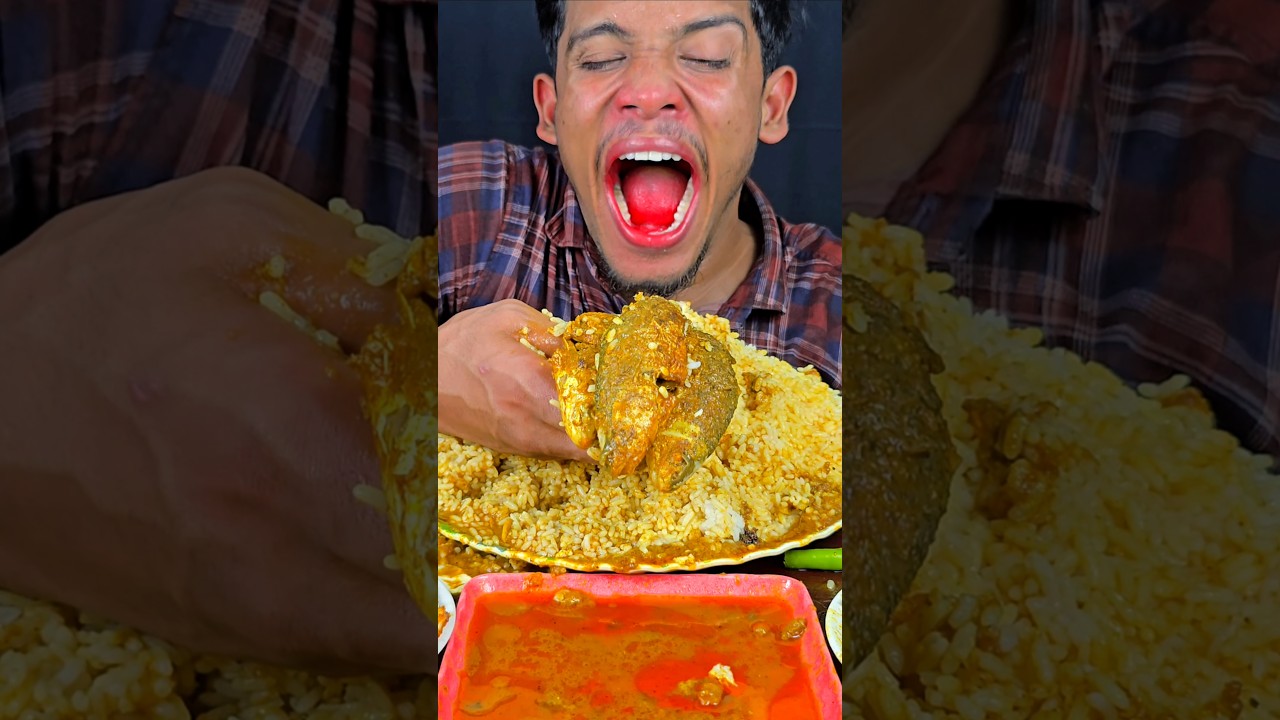 Very Spicy Bata Fish,Rice Eating #mukbang #asmr #shortvideo #shorts #viralshort #short #viral #food