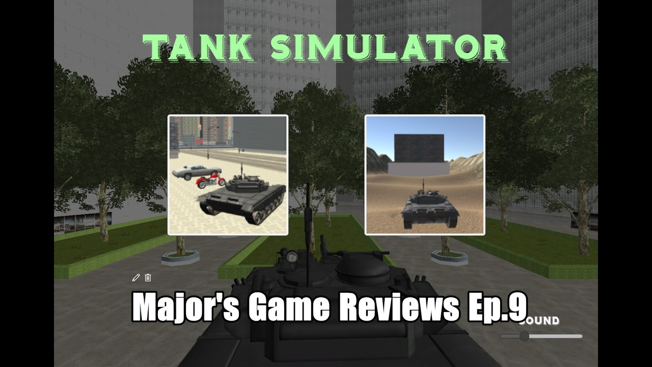 Major's Game Reviews Ep.9 Tank Simulator 3D Review