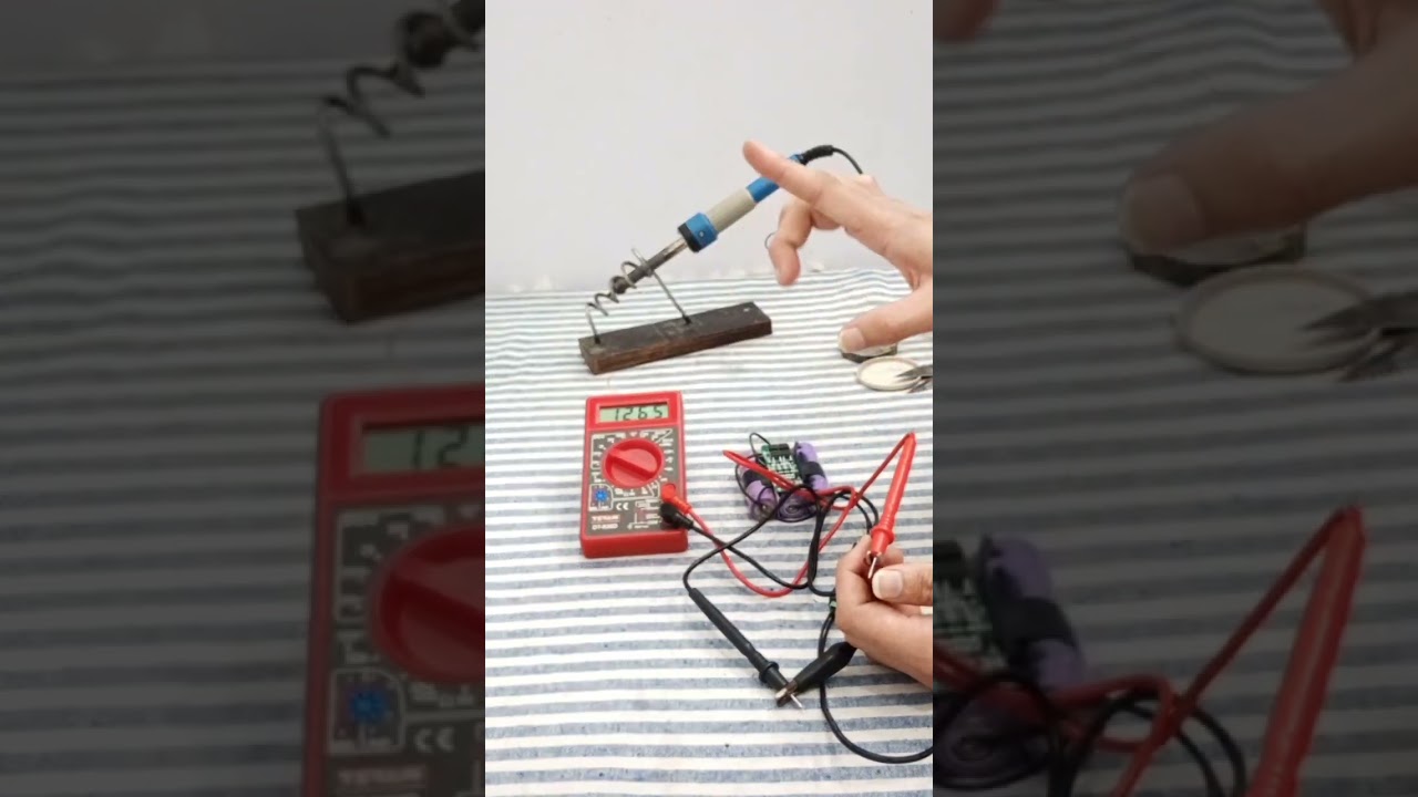 Homemade 12V Lithium Battery 3S BMSWiring & Testing || Part 3 #shorts