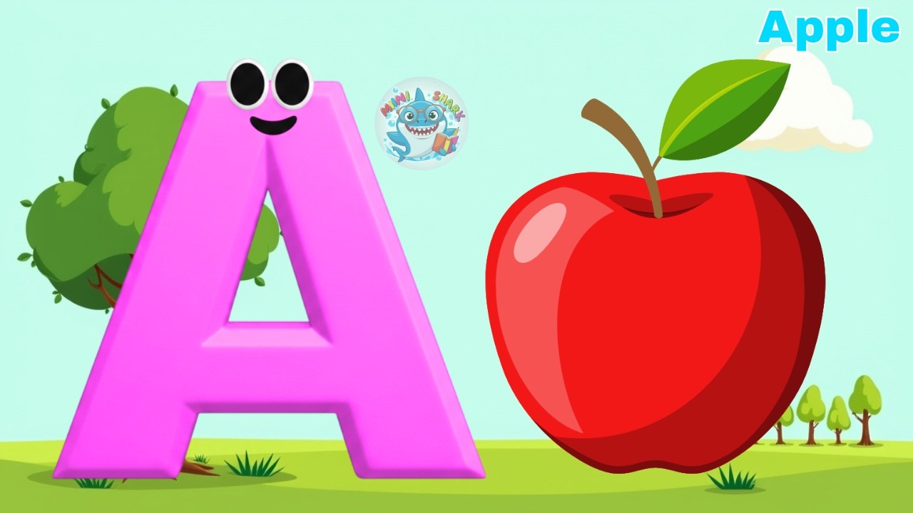 ABC Song 🌈 | Fun ABC Learning for Kids | Mini Shark 🦈