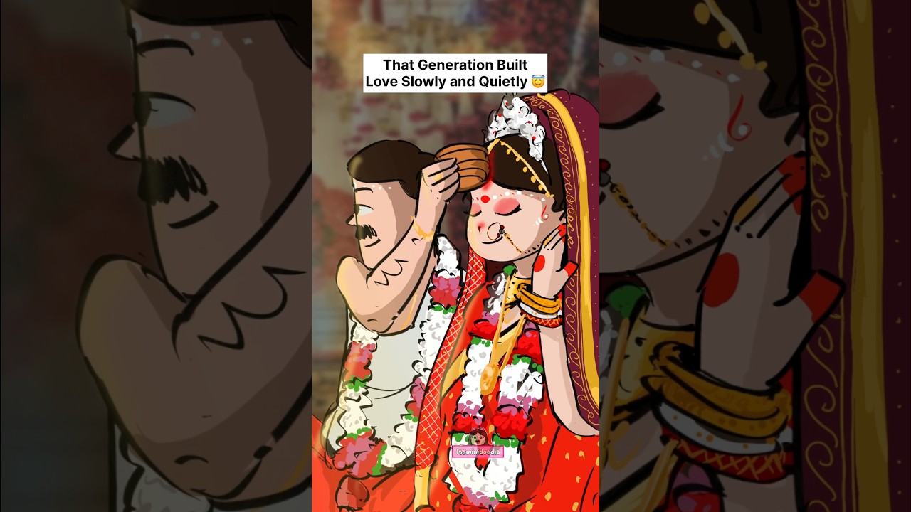 That Generation Arranged Love 🥰 | Relatable Nostalgia Family Wedding | #ytshorts #love  #shadi