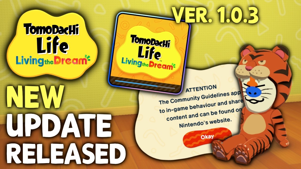New UPDATE Patch JUST Released For Tomodachi Life: Living The Dream