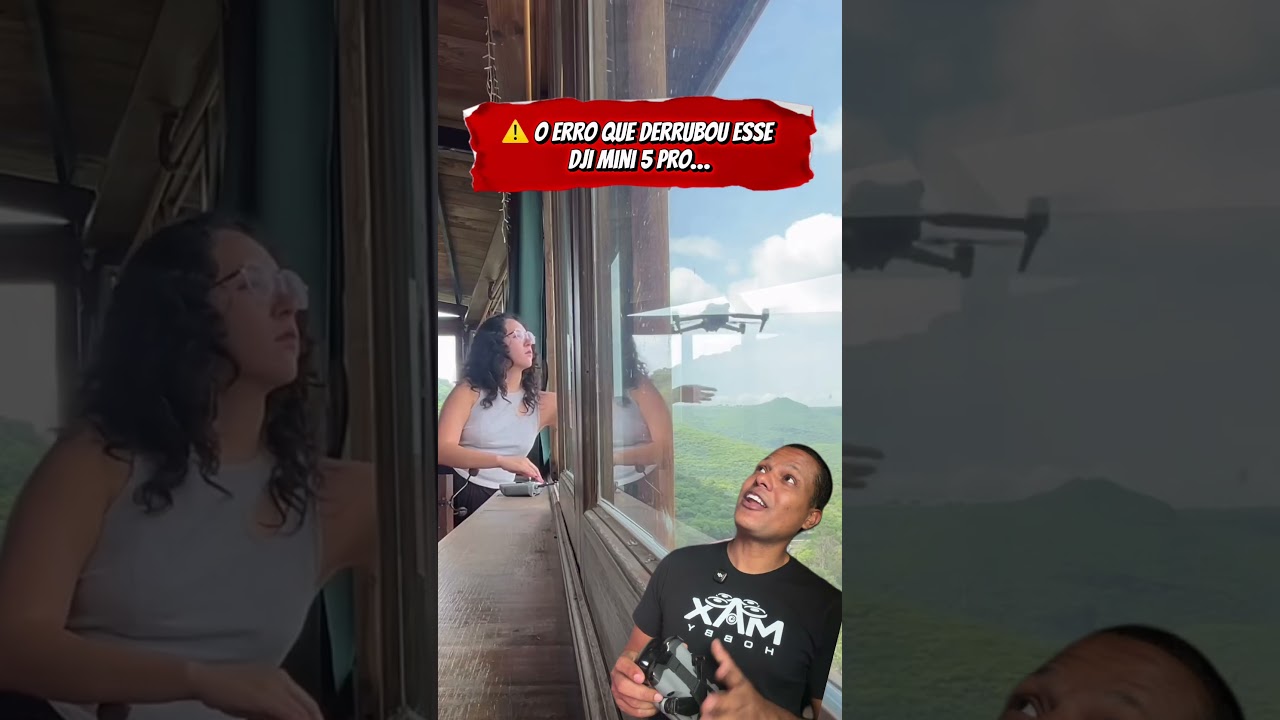 O erro que derrubou esse DJI Mini 5 Pro 😳🚁
