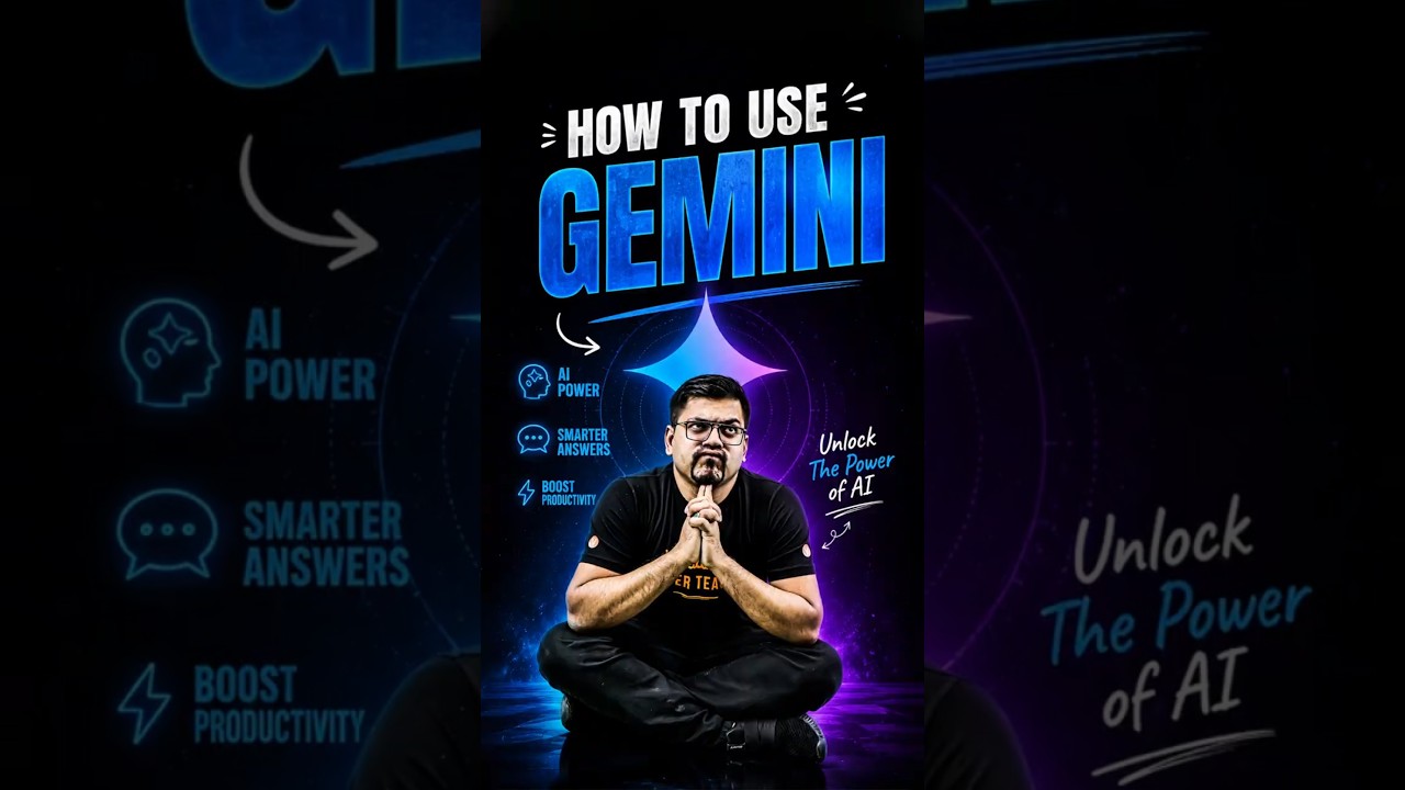 How to use Gemini AI like a pro 😍😍 #shorts #gemini #ai #tutorial