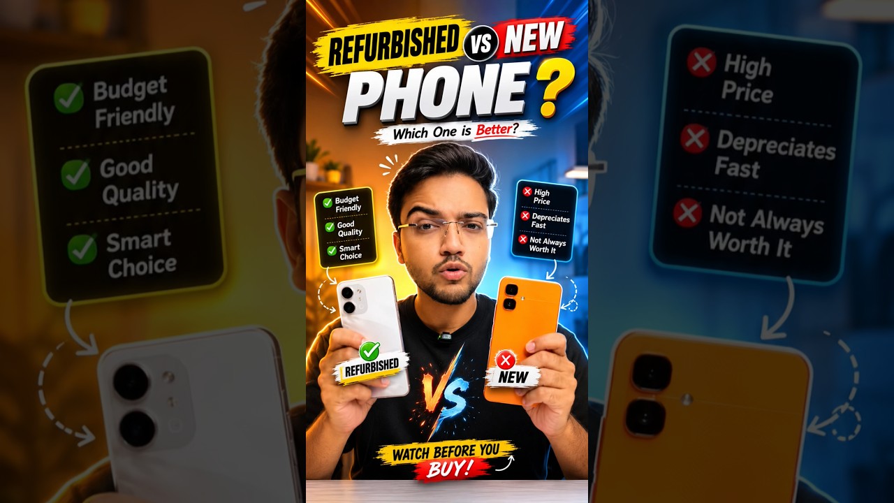 Refurbished Phone vs New Phone – Kaunsa Deal Better Hai? 🤔📱⁉️
