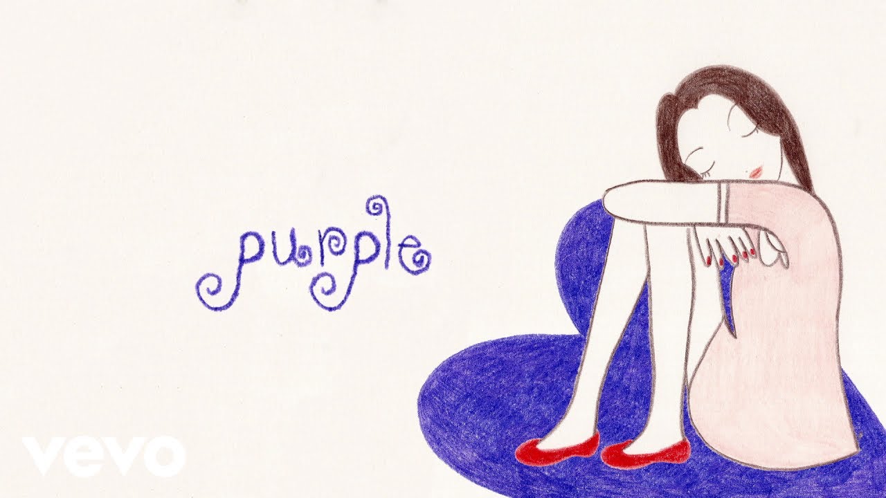 Olivia Rodrigo - purple (Lyric Video)