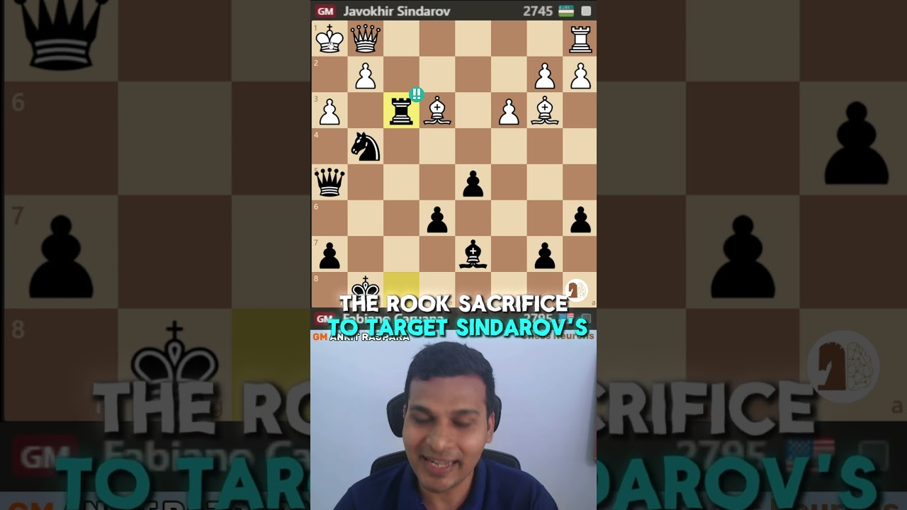 Caruana MISSED This Simple Move?! #shorts #chess